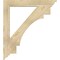 Ekena Millwork Merced Traditional Rough Sawn Bracket, Douglas Fir, 4"W x 34"D x 38"H BKT04X34X38MRC01RDF - alternate 3